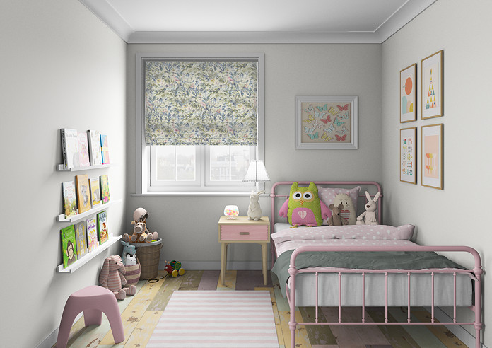 Paradise, Saxon Blue - Twist&Fit Roman Blind - Image 5